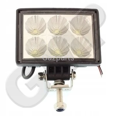 LAMPA ROBOCZA LEDOWA ALUMINIOWA 6 LED 12-80V 6x3W