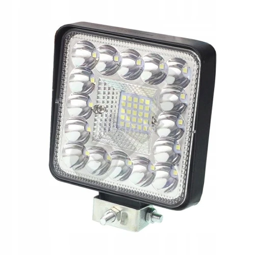 LAMPA ROBOCZA LED KWADRATOWA ALUM 40 LED 12V 109mm