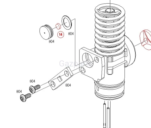 KOREK POMPOWTRYSKIWACZA BOSCH- ZESTAW CZĘŚCI