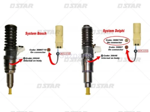 TEFLON EUI DELPHI-VOLVO 7204-0375