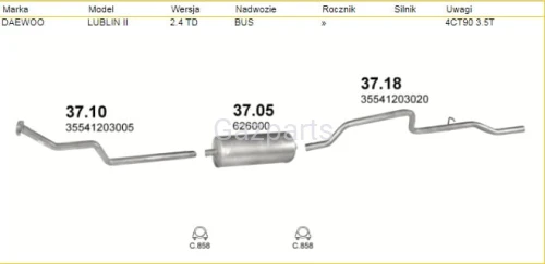 RURA WYDECHOWA PRZEDNIA LUBLIN 3,5T
