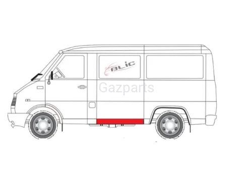 REPERATURKA POSZYCIA ŚRODKOWE LEWE  FURGON LUBLIN