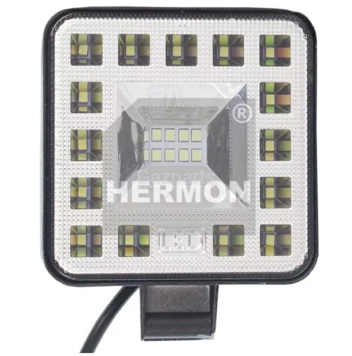 LAMPA ROBOCZA LEDOWA 23 LED KWADRAT 10-36V 83x83mm