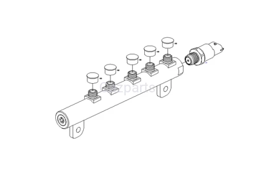 ZASOBNIK PALIWA LISTWA,  Distributor Pipe, fuel